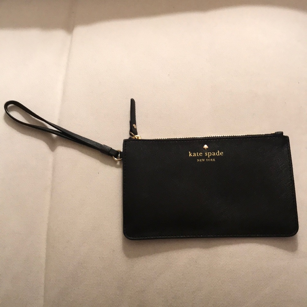 Kate spade small wristlet black